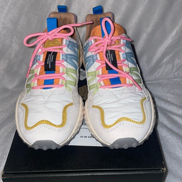 NWT Flower Mountain Washi Sneakers in Beige/White/Multi - Picture 9 of 16